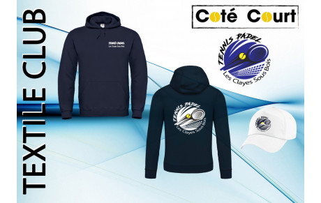 Information commandes T shirt et sweat club